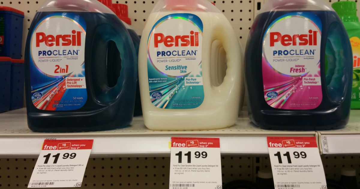 New 2/1 Persil ProClean Laundry Detergent Coupon = Great Buy on Power