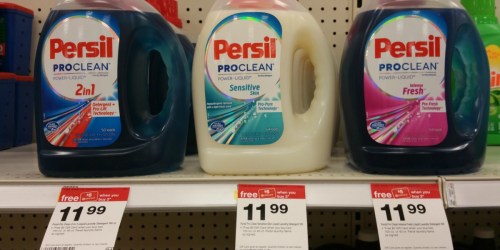 New $2/1 Persil ProClean Laundry Detergent Coupon = Great Buy on Power Liquid & Caps at Target
