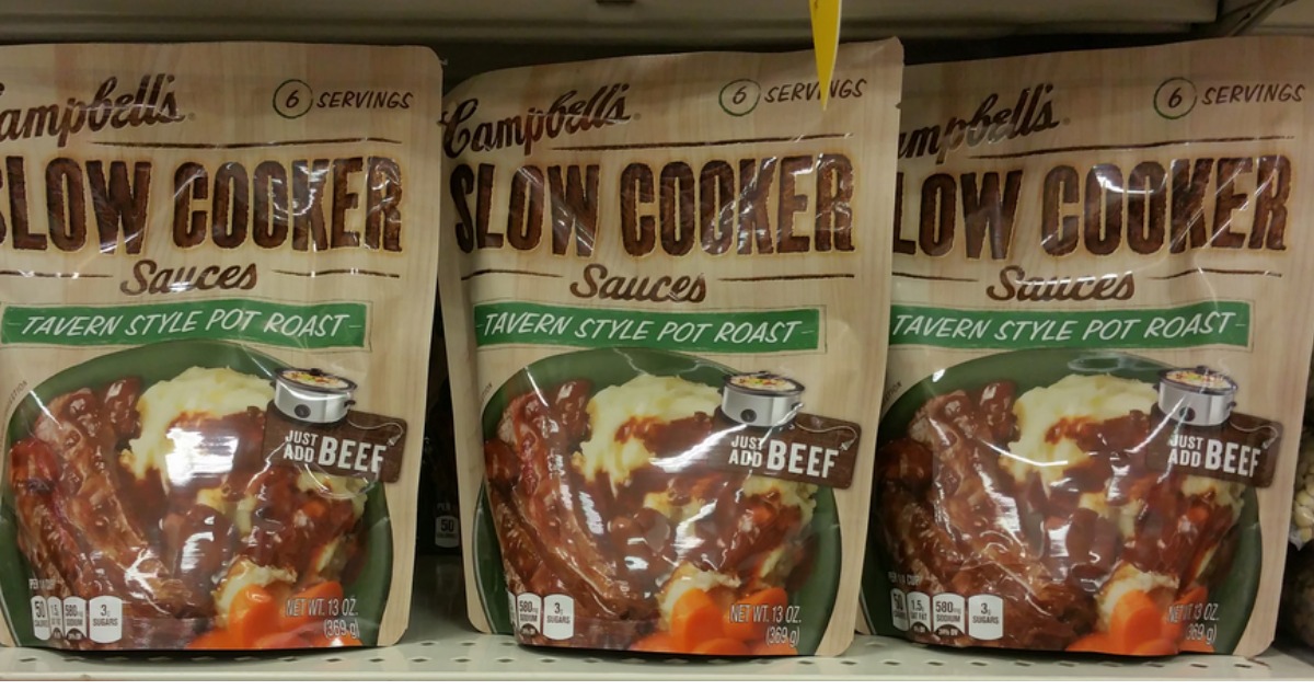 Target Campbell’s Slow Cooker Sauces Only 1.07