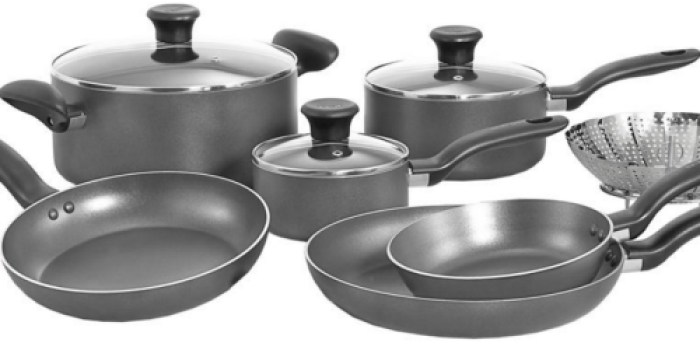 Amazon: T-fal Initiatives Nonstick Cookware 10-Piece Set ONLY $43.97 (Dishwasher & Oven Safe)