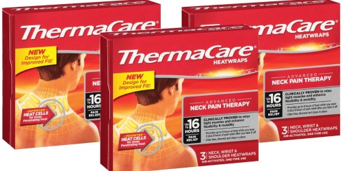Amazon: THREE ThermaCare Neck HeatWraps 3-Count Packs Only $8.54 Shipped (Just $2.85 Each)