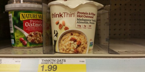 Target: ThinkThin Oatmeal Cups Only $1.09 Each + More