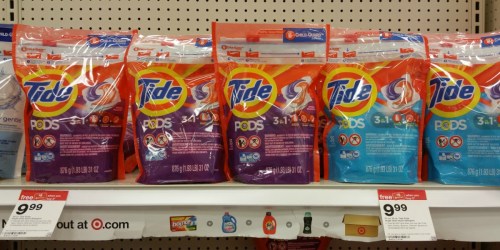 NEW $2/1 Tide Pods Coupon = 35-Ct Package Only $4.49 at Target After Gift Card (13¢ per Pod)