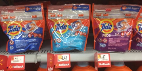 Walmart: Tide PODS or Gain Flings 12-16 Count Packages Only $2.47 Each
