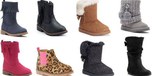 *HOT* Kohl’s Cardholders: Toddler Boots Only $9.08 Each Shipped When You Buy 2 (Regularly $44.99)