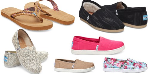 TOMS: Extra 20% Off Sale Items = Girls’ Classics Slip Ons $16.80 Shipped (Regularly $42) & More