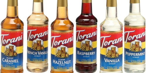 Cost Plus World Market: Torani 750ml Syrups Starting at $3.99 (Regularly $7.99) – Today Only