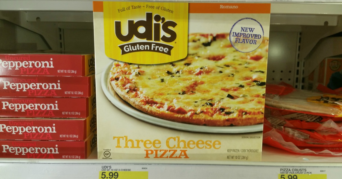 Target Udi S Gluten Free Pizza Only 1 74 After Cash Back Regularly 5 99 More Hip2save