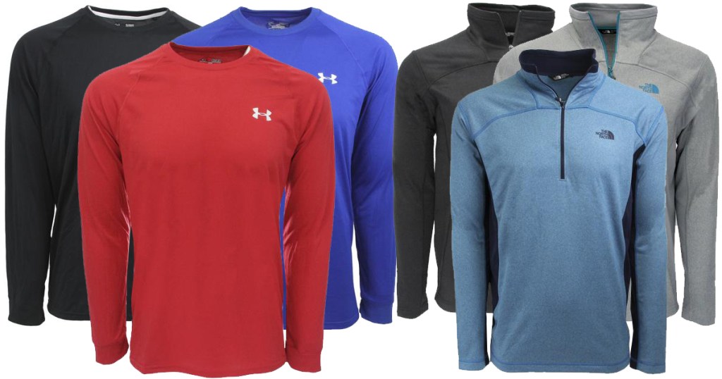 Under Armour, The North Face Clothing