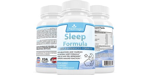 Amazon: Natrogix 100% Natural Sleeping Formula w/ Melatonin Only $7.99 (Regularly $16.99)