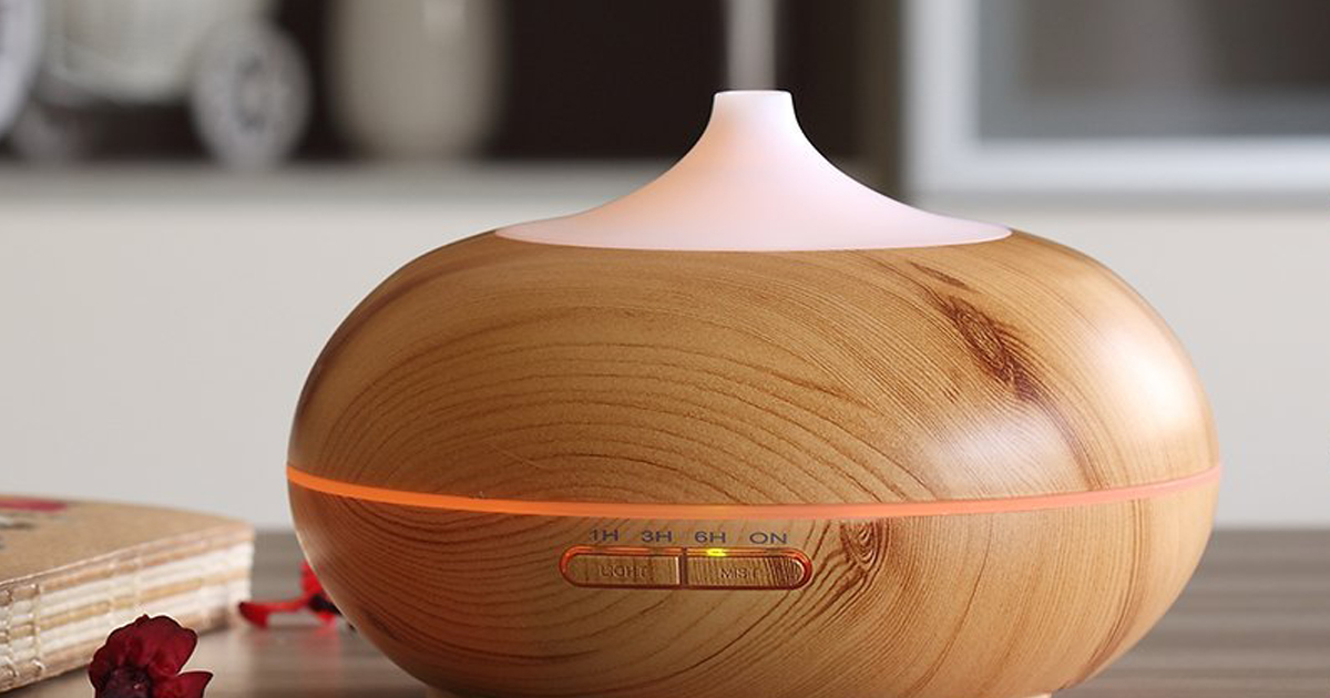 Amazon URPOWER Wood Grain Essential Oil Diffuser w/ Night Light ONLY