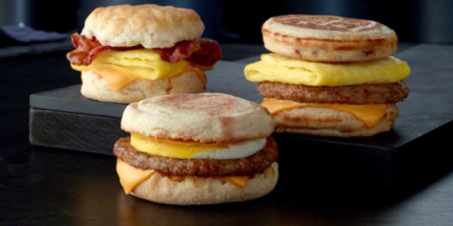 Score a $2 McDonald’s Breakfast Sandwich in the App