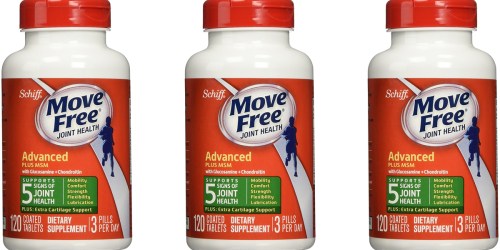 Amazon Prime: Move Free Glucosamine Joint Supplement – 120 Count $12.19 Shipped