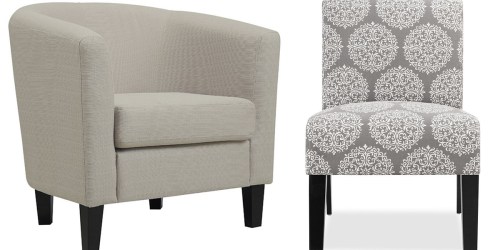Kohl’s: 20% Off Furniture + Extra 15% Off = Arm Chairs ONLY $95.99 Shipped (Regularly $249.99)
