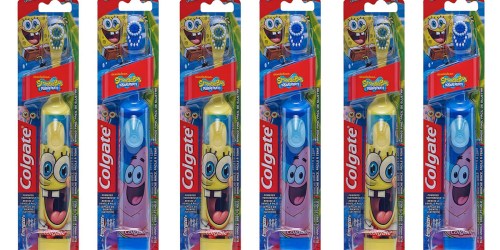 Amazon: Colgate Kids Sponge Bob Powered Toothbrush Only $3.74 Shipped