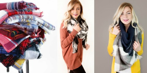 Cents of Style Plaid Blanket Scarves ONLY $9.99 Shipped (LOWEST PRICE EVER!)