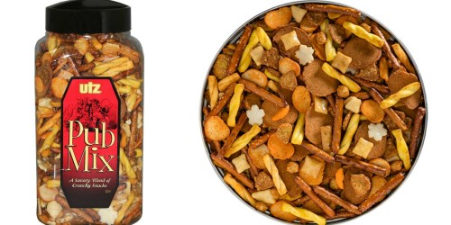 Amazon: Utz Pub Mix 44 Ounce Barrel Only $6.99 (Ships w/ $25 Order) – Game Day Snack