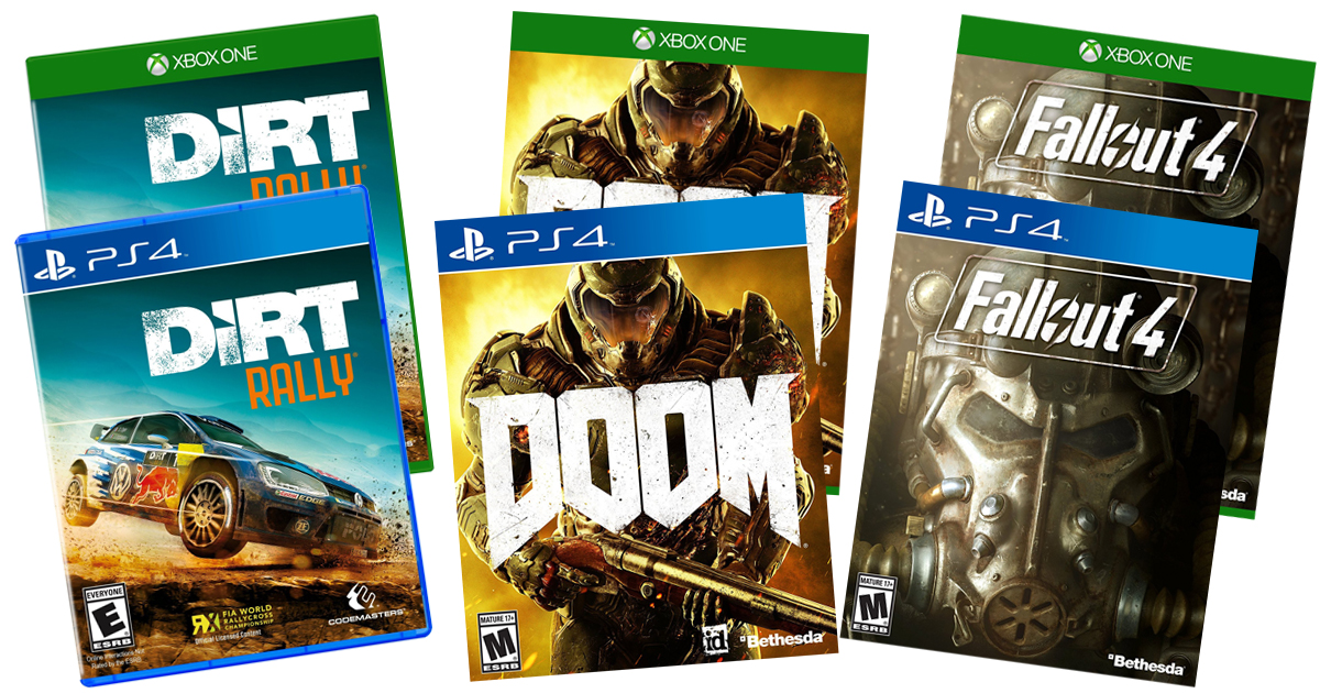GameStop.com: Great Deals on Video Games - DiRT, Doom & Fallout4 (PS4 ...