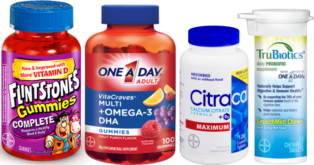 5 NEW Vitamin Coupons = One A Day Multivitamins Only 3.49 Each at CVS