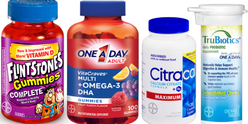 5 NEW Vitamin Coupons = One A Day Multivitamins Only $3.49 Each at CVS & Rite Aid