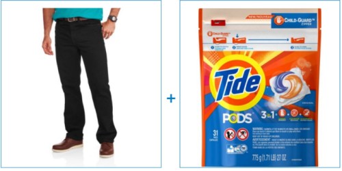 Walmart.com: Faded Glory Men’s Jeans AND Tide Pods 31-Count Package Only $11.73