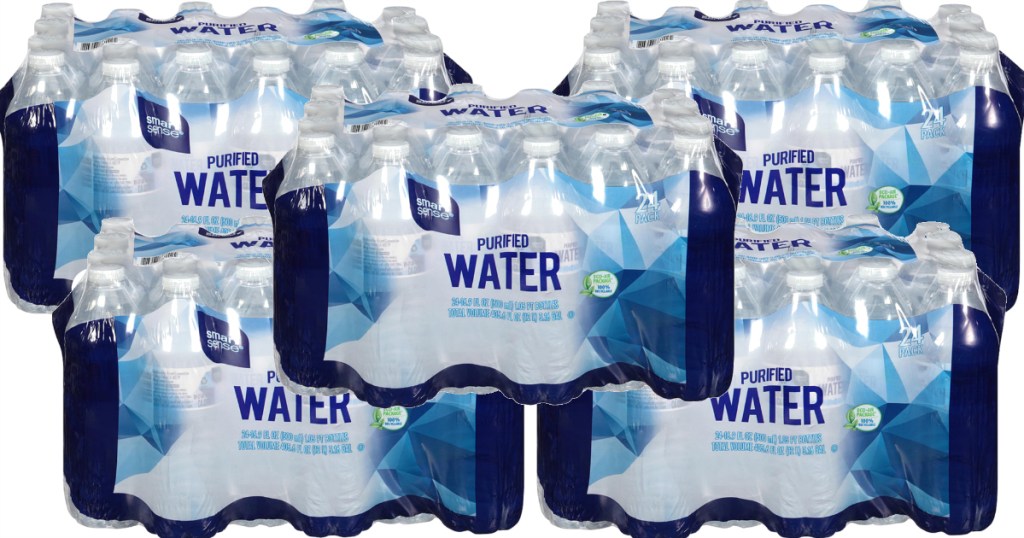 FIVE Smart Sense Purified Water Bottle 24Packs Just 11.45