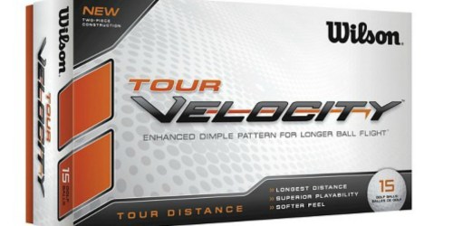 Target.com: Wilson Tour Velocity Golf Balls 15-Count Only $4.48 (Regularly $14.99)