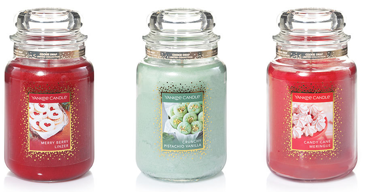 Yankee Candle 5 Cookie Swap Large Jar Candle w/ Every 25 Purchase