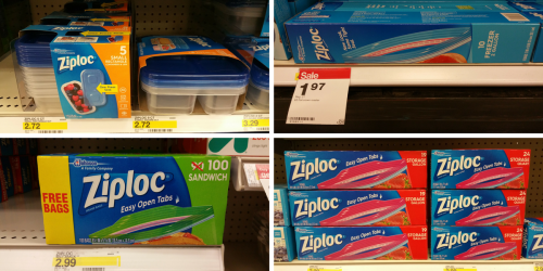 Three NEW Ziploc Coupons = Freezer Bags Only $1.47 Each at Target + More