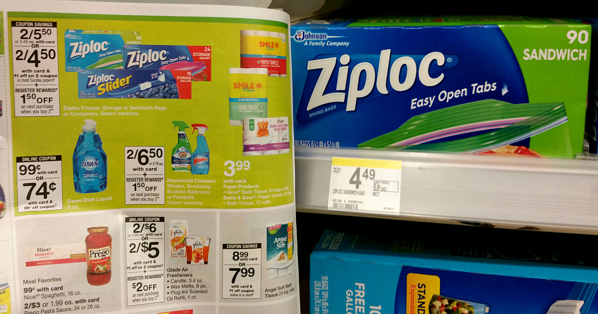 Walgreens: Ziploc Bags or Containers Just $1.50 Each