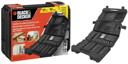 Black+Decker 129 Piece Drill Bit Home Essentials Set Only $19.97 (Regularly $30)
