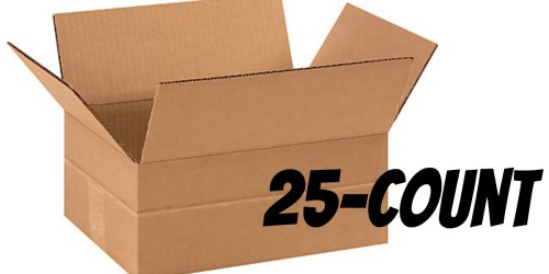 *HOT* 25 Pack Office Depot Brand Boxes Only $3.49 (Just 14¢ Per Box)