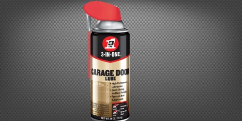 3-In-One Garage Door Lube 11-Ounce Can Only $2.65