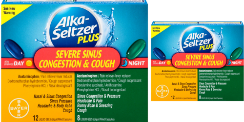 Amazon: Alka-Seltzer Plus Severe Sinus Congestion & Cough 20-Count Only $3.67 (Add-On Item)