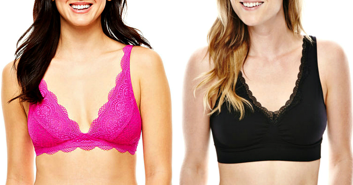 JCPenney: New $10 Off $25 Coupon = TWO Ambrielle Bralettes + TWO Panties  Just $16.89