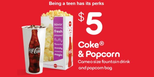 AMC Theaters: Drink & Popcorn Just $5 for Teens (Student ID Required)