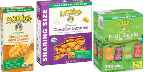 Amazon: 20% Off Annie’s Homegrown Products = 12 Pack Macaroni & Cheese $9.74 Shipped (81¢ Each)