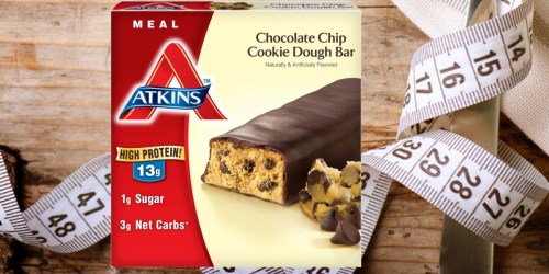 Amazon: 6 Boxes of Cookie Dough Atkins Meal Bars Only $31.41 Shipped (Just $5.24 Per Box)