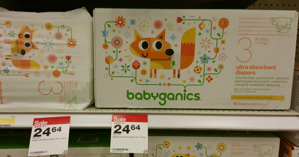 target babyganics diapers