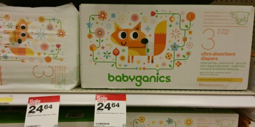 Target: Babyganics Diapers BIG Boxes Only $20.89 Each