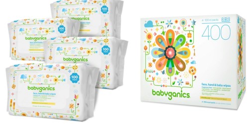 Amazon Prime: Babyganics Face, Hand & Baby Wipes 400 Count Pack Only $10.27 Shipped