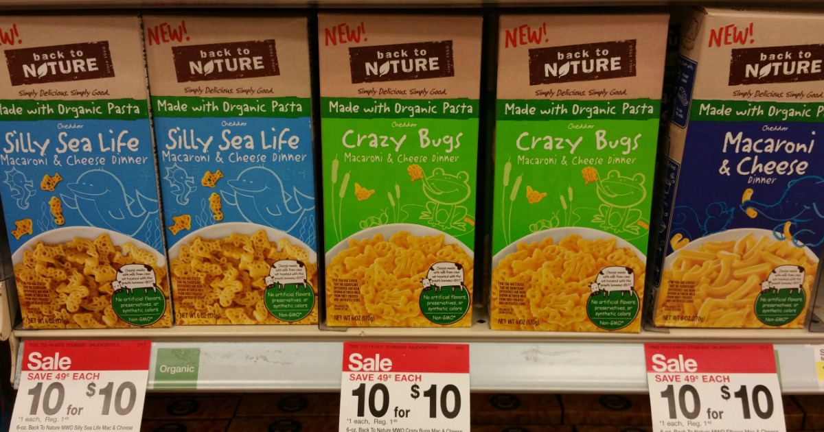 Target Back To Nature Mac Cheese Only 50 And Kraft Mac Cheese Only 67 Hip2save