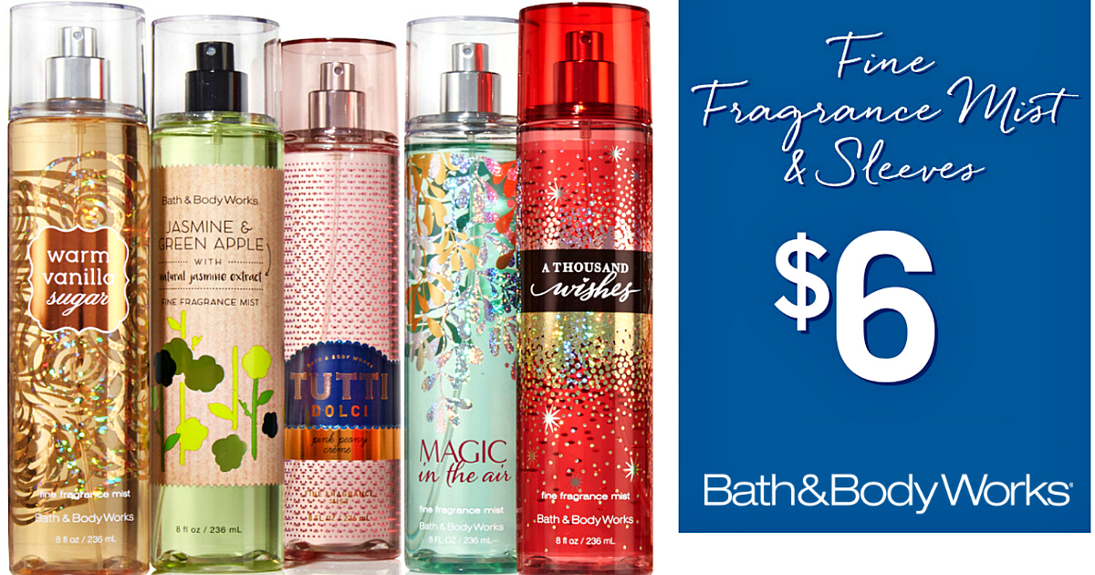 Bath & Body Works Free Shipping on 25 Orders (Today Only) + 6 Fine