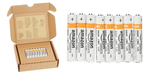 Amazon: AAAA Everyday Alkaline Batteries 8-Pack Only $3.82 Shipped (Just 53¢ Per Battery)