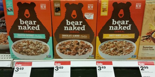 Target: 40% Off NEW Bear Naked Cereals = Possibly As Low As $1.09 (Regularly $3.99)
