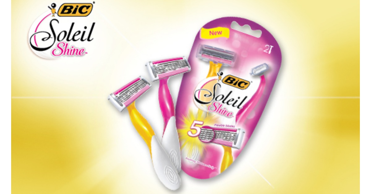 NEW $3/1 BIC Soleil Shine Razor Coupon = Only $1.25 Per Pack at Walgreens