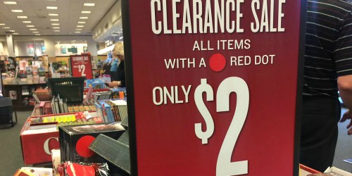 Barnes & Noble: ALL Red Dot Clearance Only $2 + Possible Extra 10% Off In-Store Coupon