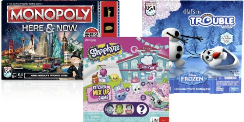 ToysRUs.com: $5 Board Games (Monopoly Here & Now, Shopkins Kitchen Mix Up & More)