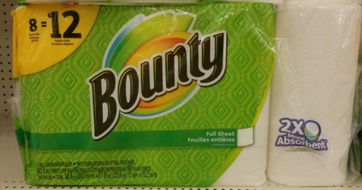 Bounty Prints Giant Paper Towel Rolls 12 ct Pack