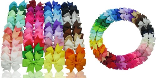 Amazon: FORTY Girls’ Hair Bows Only $9.99